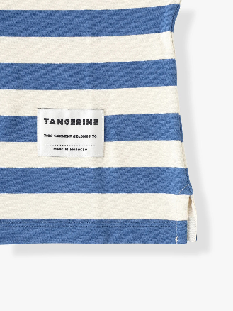 ブルー ストライプ ロングスリーブ ティー（6-8Y） 詳細画像 other 3