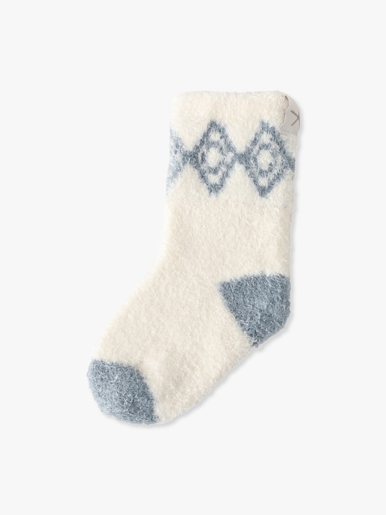 コージーシック ライト ベビー フェアアイル ビーニー＆ソックス セット（ピンク/ブルー） 詳細画像 pink 5