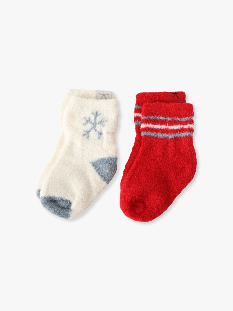 コージーシック ライト ベビー ホリデー ソックス セット 詳細画像 cream 1