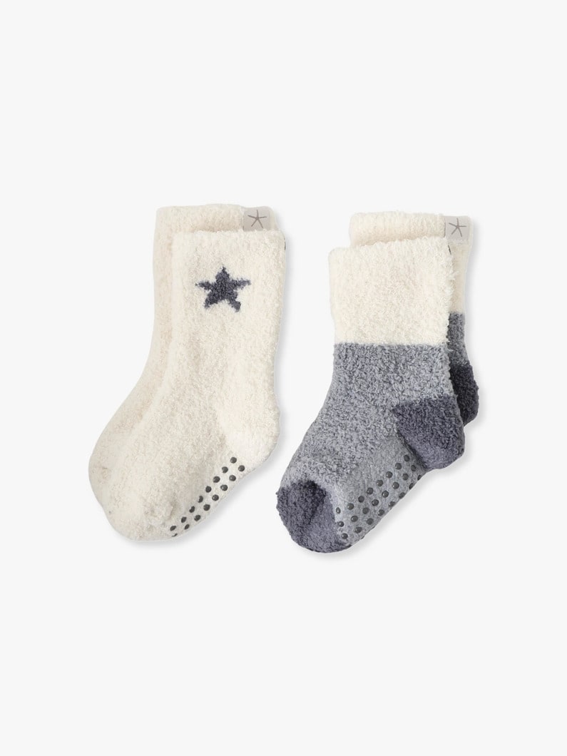 コージーシック カラーブロック ソックス（ピンク/ダークブルー） 詳細画像 dark blue 2