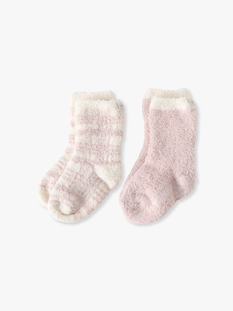 コージーシック チェック ソックス セット（ピンク/ダークブルー） 詳細画像 pink 2