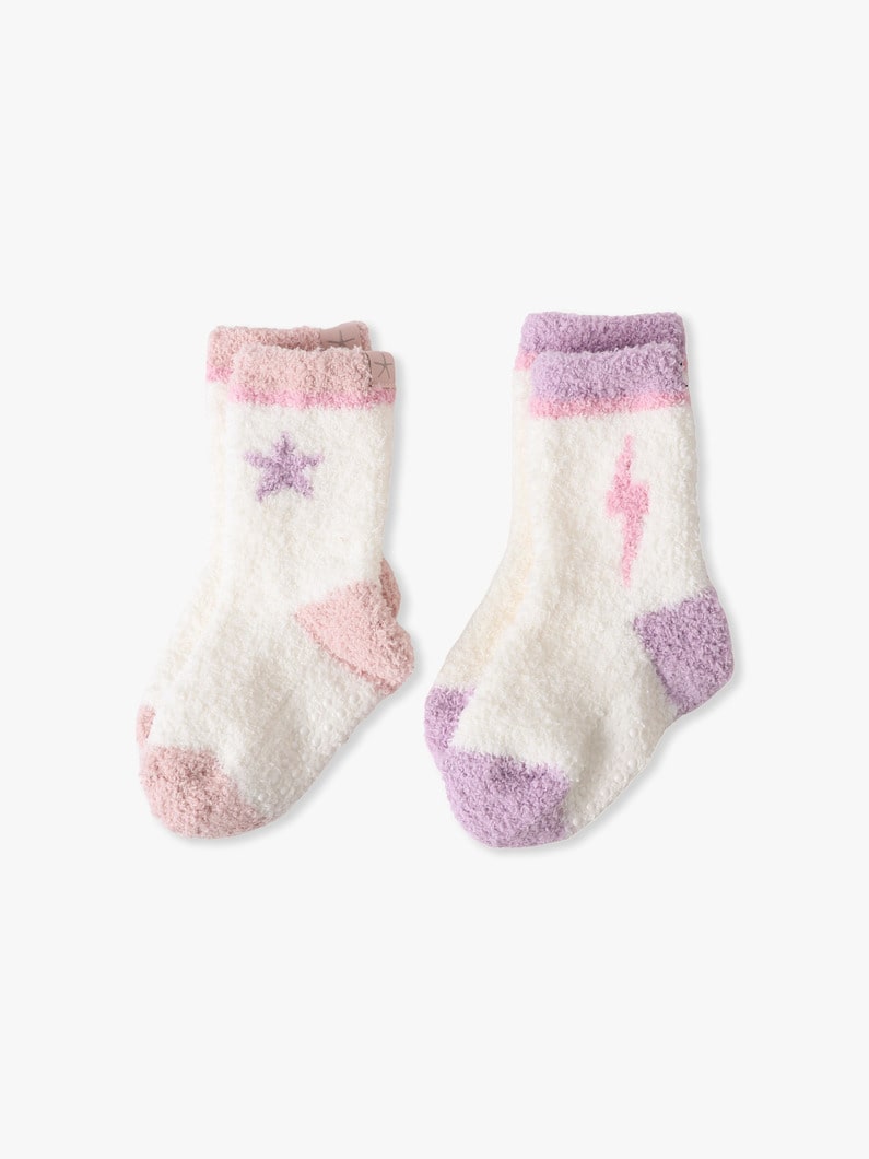 コージーシック スペース アドベンチャー ソックス（ピンク/ブルー）  詳細画像 pink 2