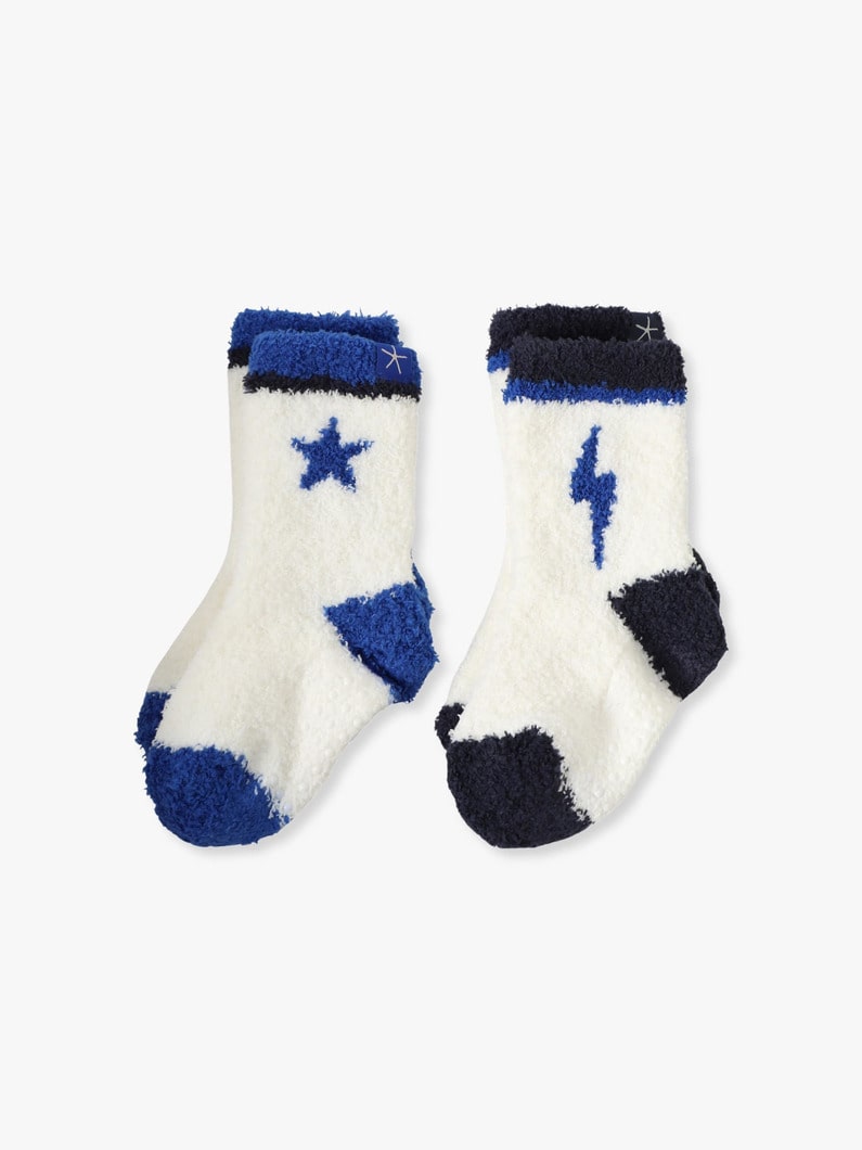 コージーシック スペース アドベンチャー ソックス（ピンク/ブルー）  詳細画像 blue 2