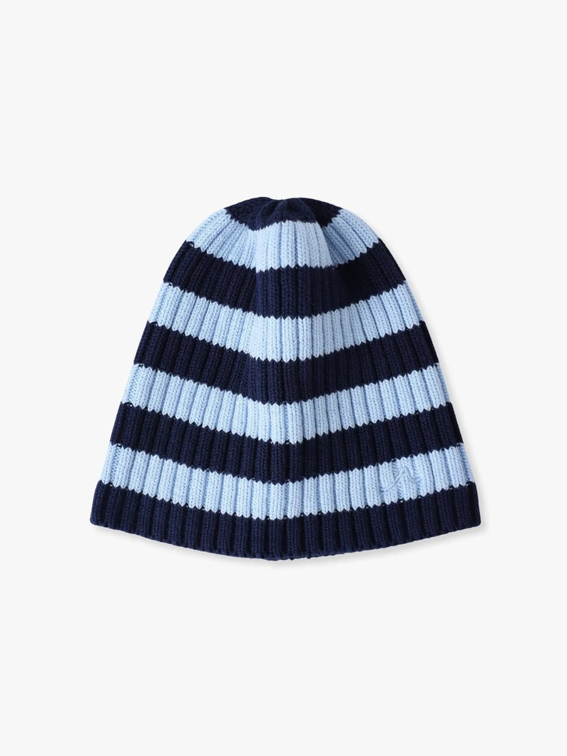 ストライプ ビーニー（レッド/ネイビー） 詳細画像 navy 3