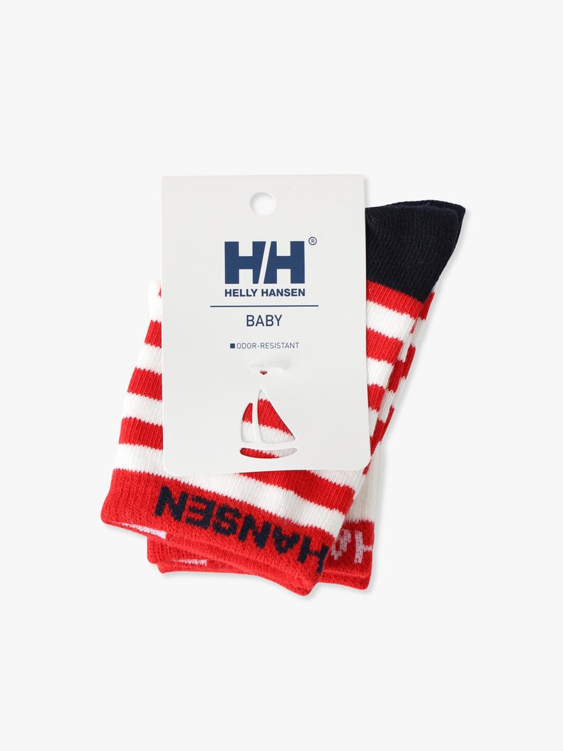 ベビー マリン ソックス セット（レッド/ネイビー） 詳細画像 red 1