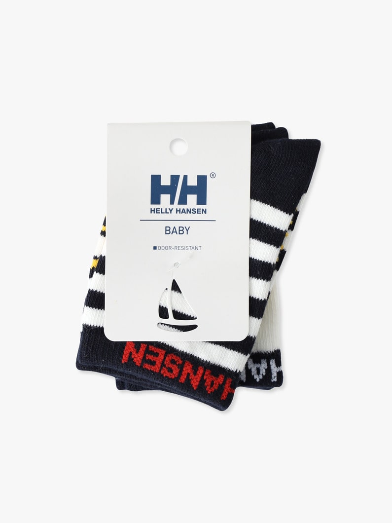 ベビー マリン ソックス セット（レッド/ネイビー） 詳細画像 navy