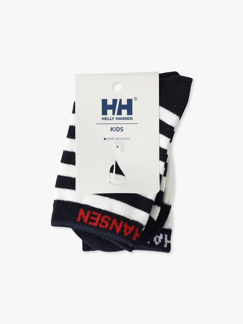 キッズ マリン ソックスセット（レッド/ネイビー/M-L） 詳細画像 navy 1