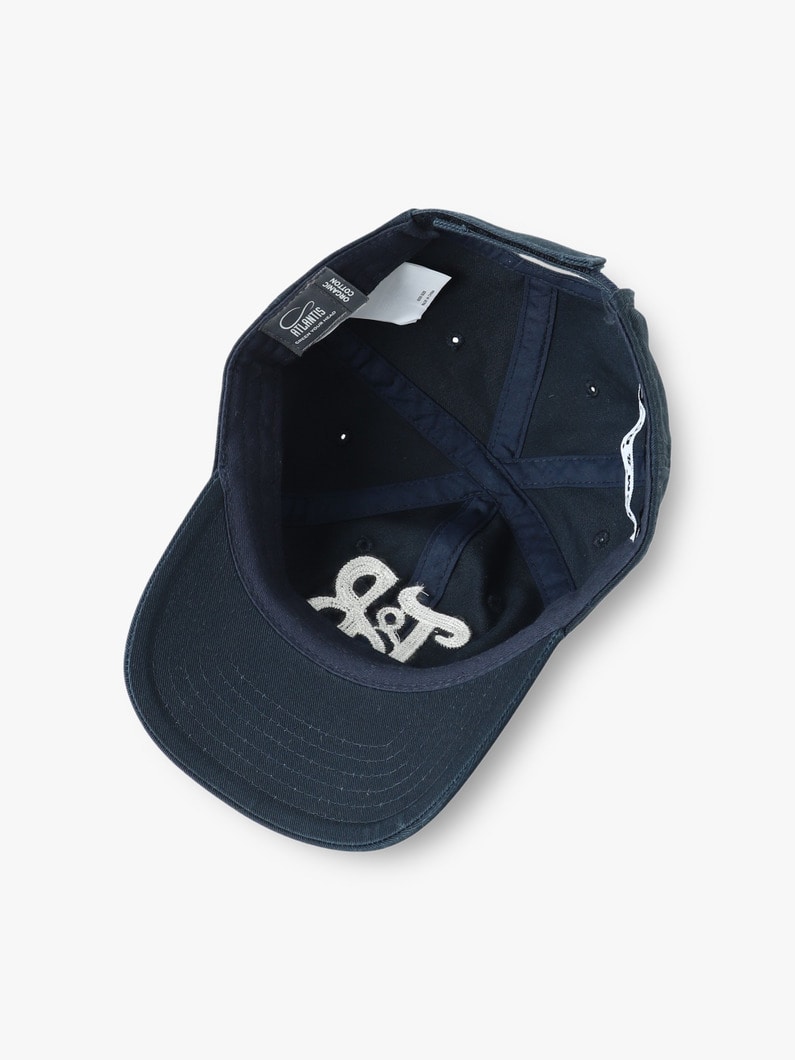 コットン ロゴ キャップ（ネイビー） 詳細画像 navy 3