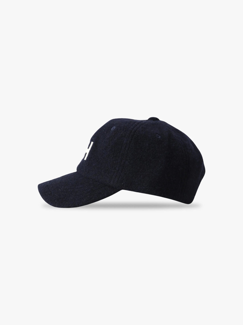 メルトン パッチ キャップ（ネイビー/レッド） 詳細画像 navy 1