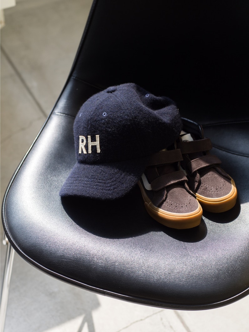 メルトン パッチ キャップ（ネイビー/レッド） 詳細画像 navy 1