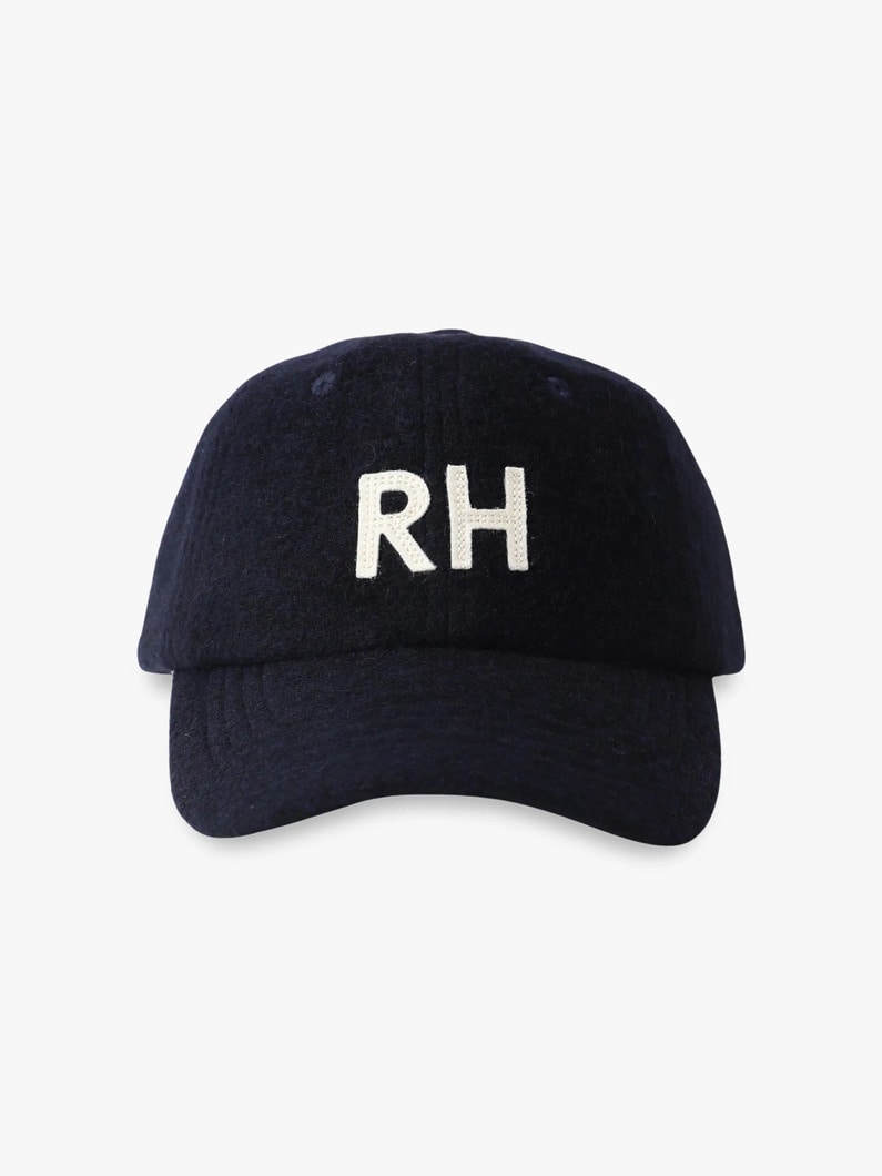 メルトン パッチ キャップ（ネイビー/レッド） 詳細画像 navy 3
