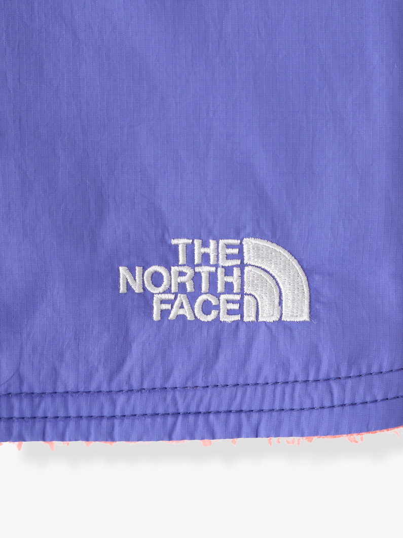 リバーシブル コージー ネックウォーマー（ブルー/パープル/ブラック） 詳細画像 black 2