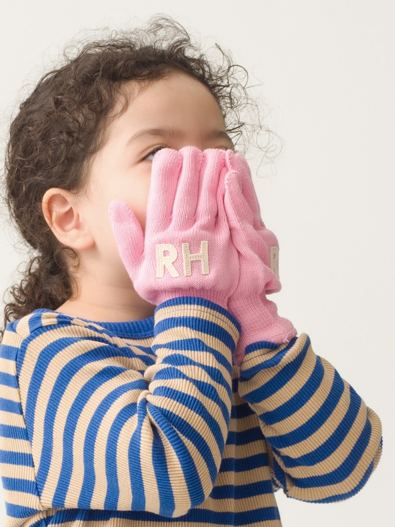 パッチ グローブ（ピンク/グリーン/ブルー/グレー/パープル/ブラック） 詳細画像 green 6