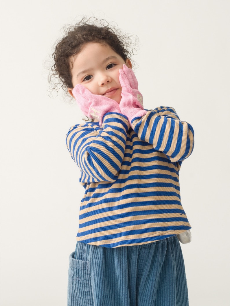 パッチ グローブ（ピンク/グリーン/ブルー/グレー/パープル/ブラック） 詳細画像 green 7