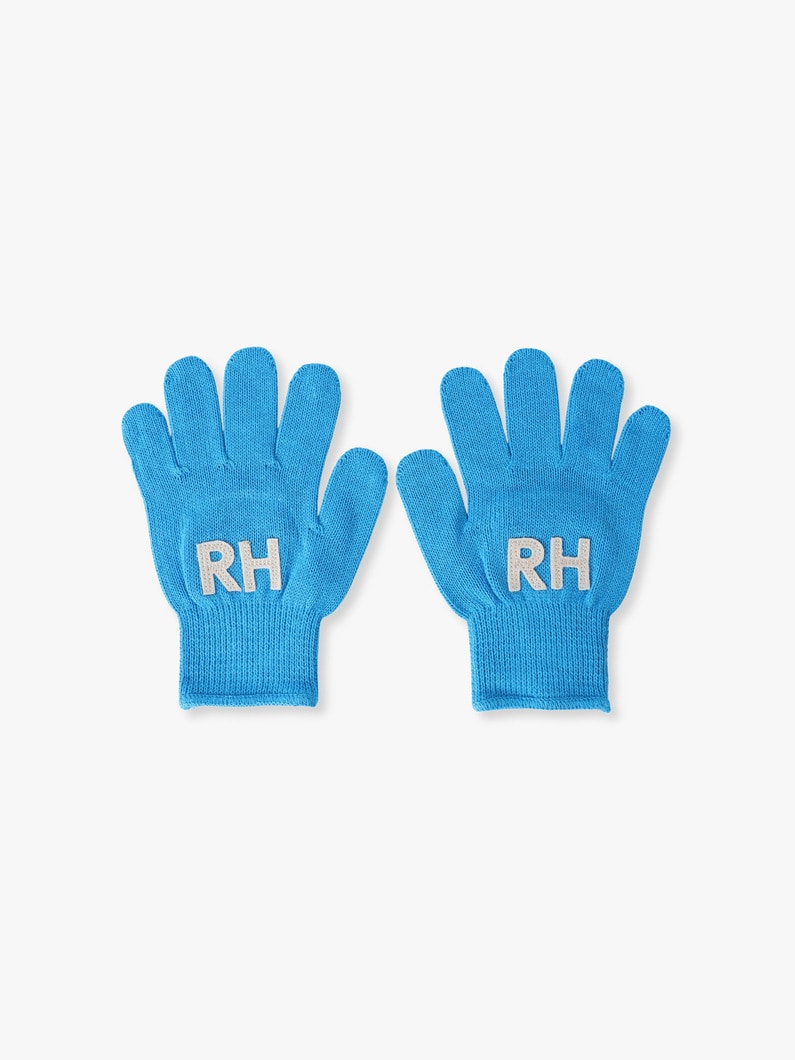 パッチ グローブ（ピンク/グリーン/ブルー/グレー/パープル/ブラック） 詳細画像 blue