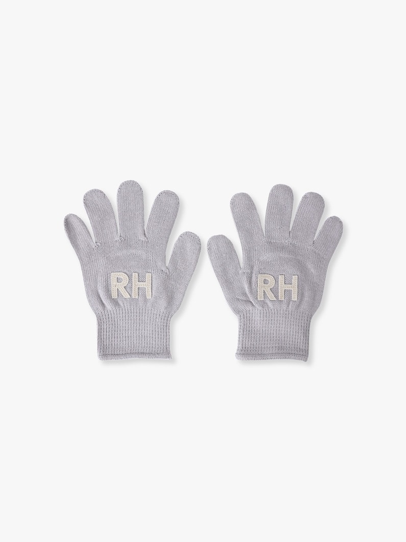 パッチ グローブ（ピンク/グリーン/ブルー/グレー/パープル/ブラック） 詳細画像 gray