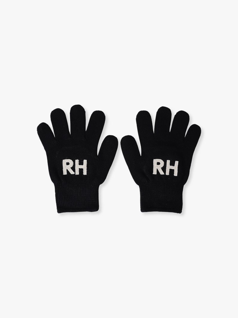 パッチ グローブ（ピンク/グリーン/ブルー/グレー/パープル/ブラック） 詳細画像 black