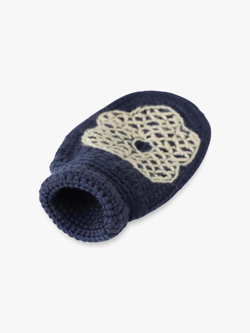 ブロマ クロシェ ミトン 詳細画像 navy 2