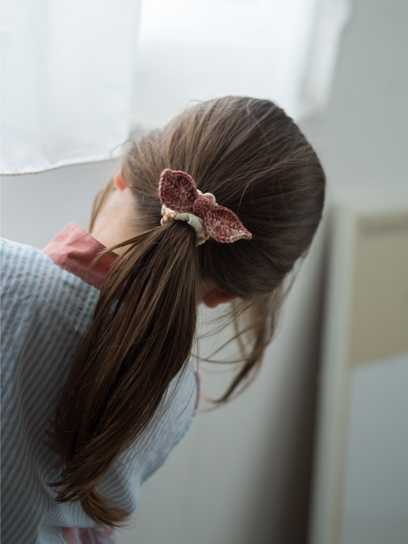 ベビーリーフ ヘッド バンド（ダークピンク） 詳細画像 pink 2