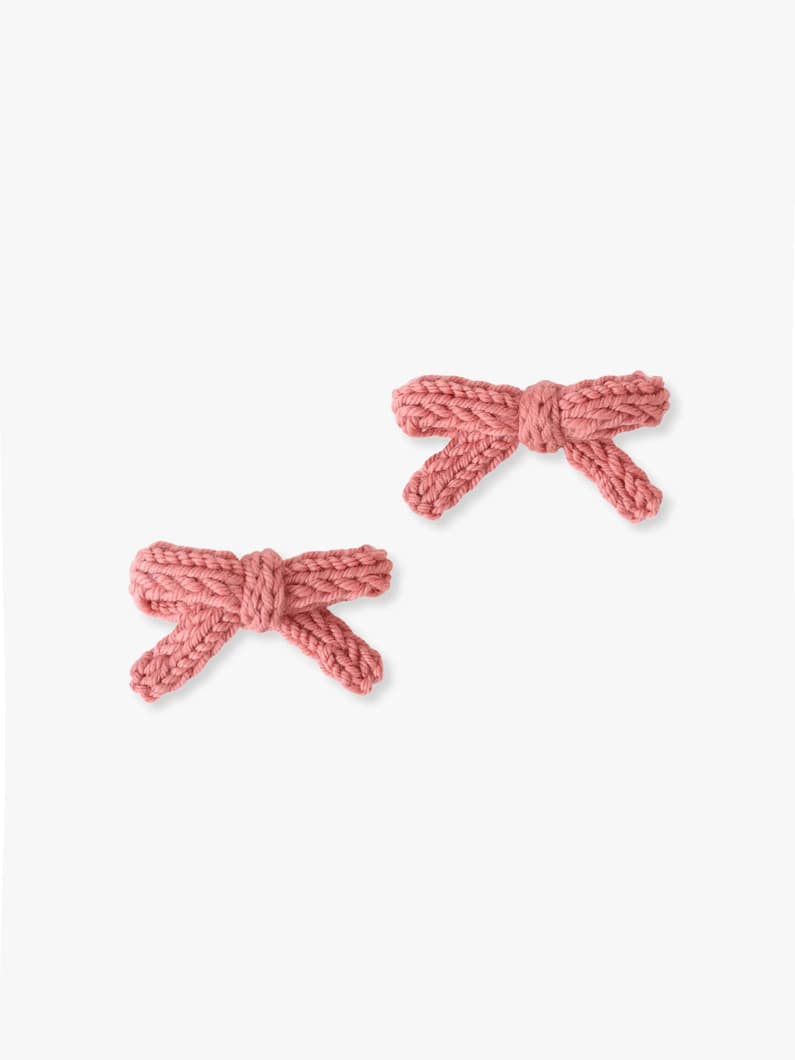 ゴールディ ボウ セット（ダークピンク/グリーン） 詳細画像 dark pink 1