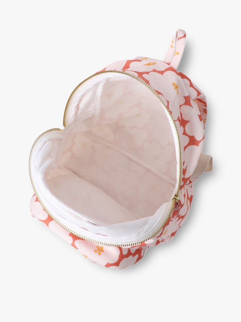 フラワー プリント バック パック 詳細画像 orange 4