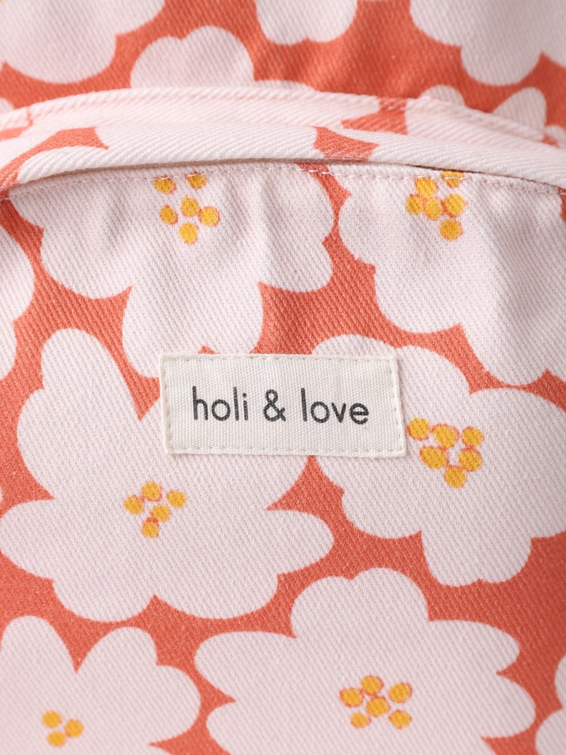 フラワー プリント バック パック 詳細画像 orange 5