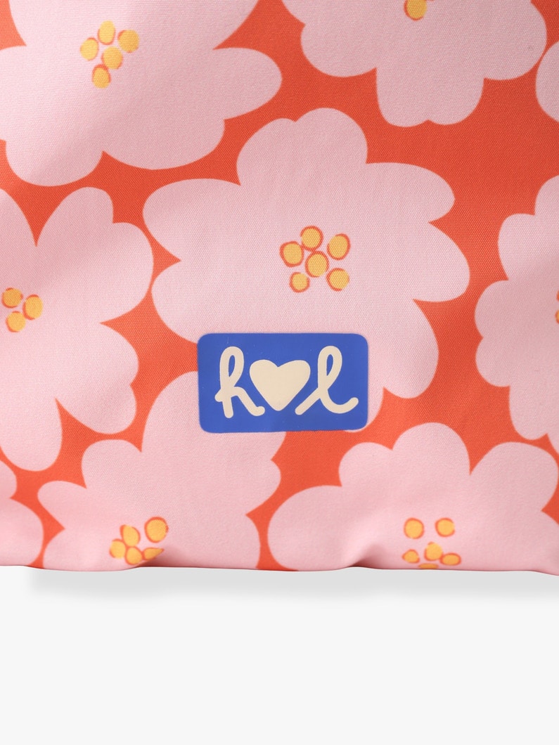 フラワー プリント ナップサック 詳細画像 orange 4