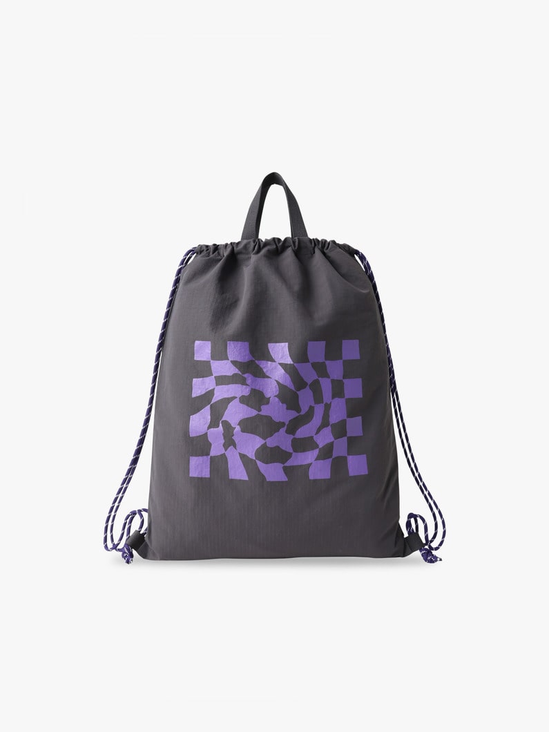 ブロック チェック ナップサック 詳細画像 charcoal gray 1