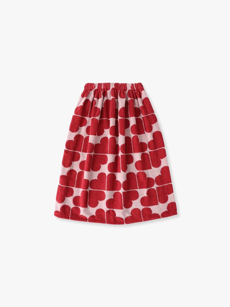 キッズ バス タオル（ハート/スモール） 詳細画像 red 1