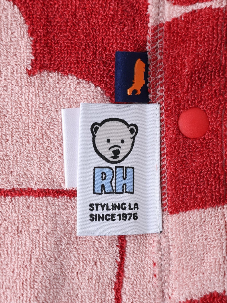 キッズ バス タオル（ハート/スモール） 詳細画像 red 4