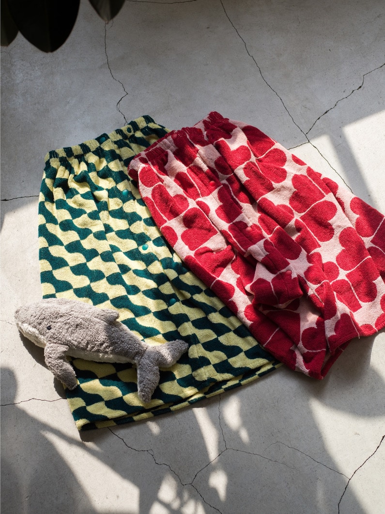 キッズ バス タオル（ハート/スモール） 詳細画像 red 6