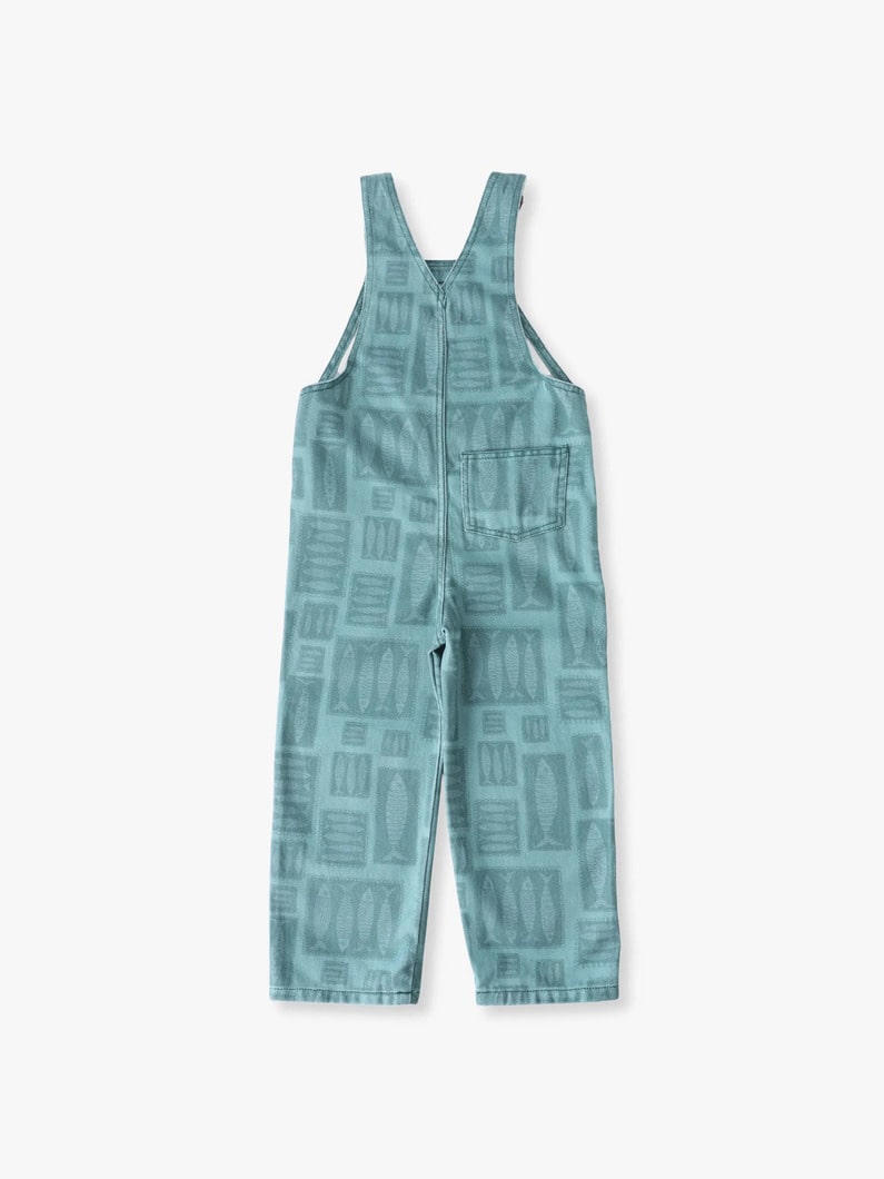 アルファマ オーバーオール（3-6Y） 詳細画像 green 1