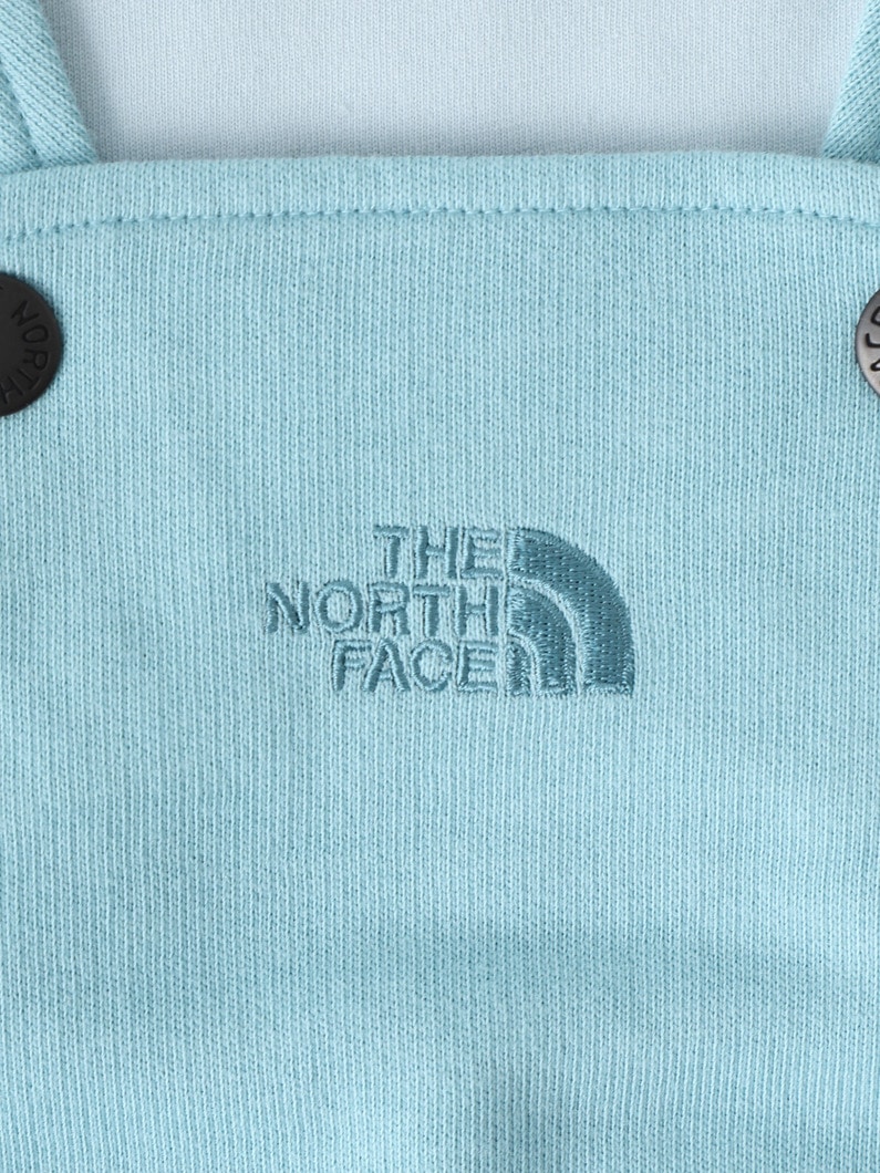 スウェット ロゴ オーバーオール（ブルー/グリーン/80-90cm） 詳細画像 blue 4