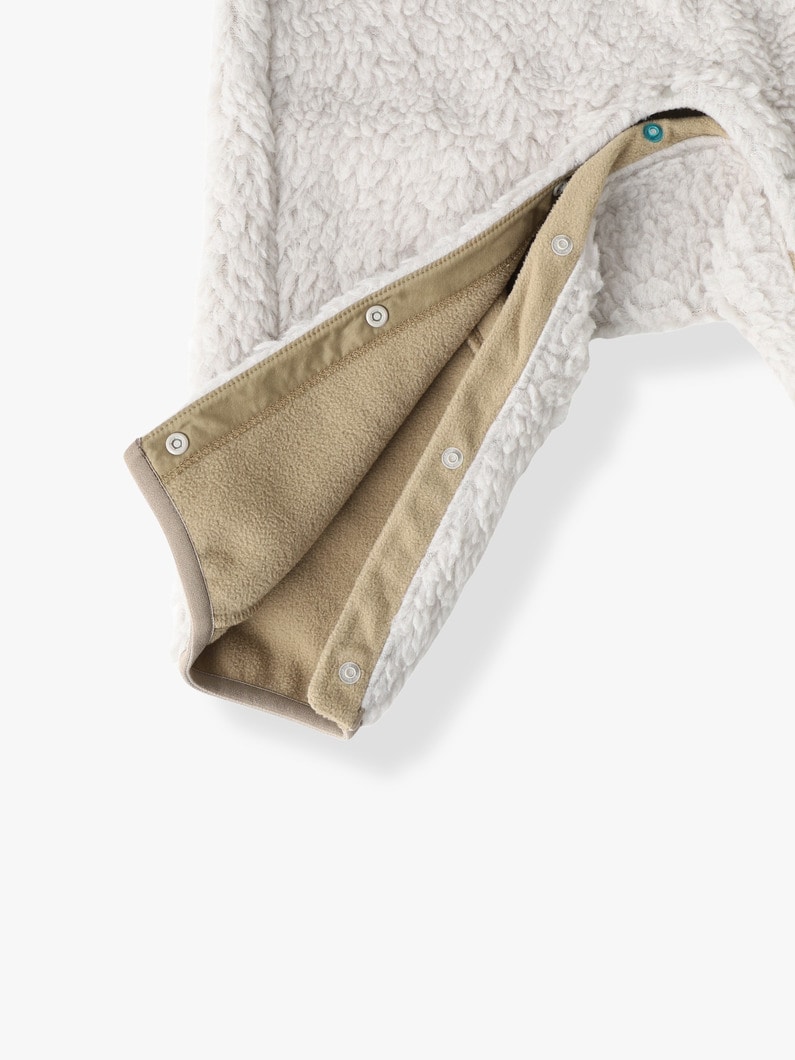 カドル フリース オーバーオール（80-90cm） 詳細画像 ivory 3