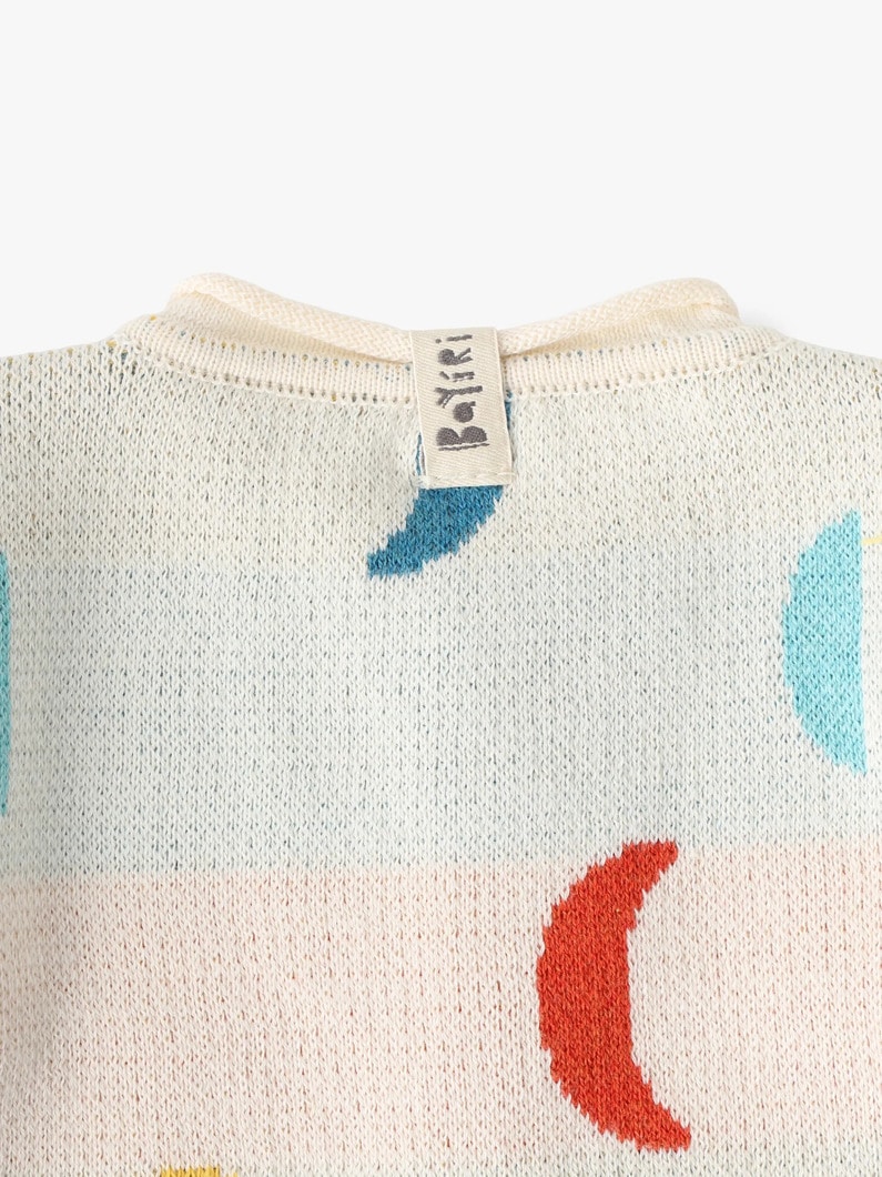 ムーン ロンパース（3-6M） 詳細画像 white 4