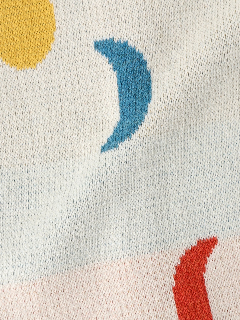 ムーン ロンパース（3-6M） 詳細画像 white 5