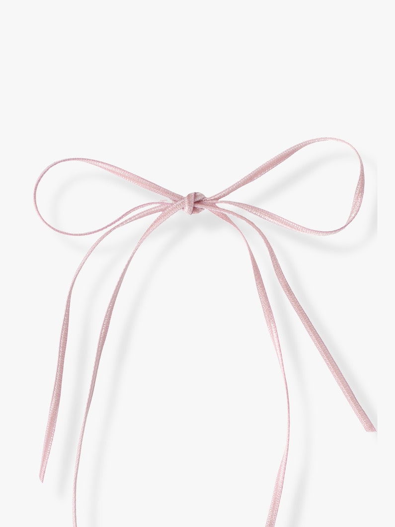 ハート リボン ネックレス（ピンク） 詳細画像 pink 3