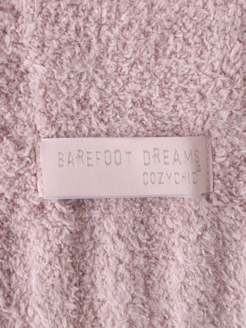 コージーシック ケーブル ブランケット（ピンク/ベージュ） 詳細画像 beige 3