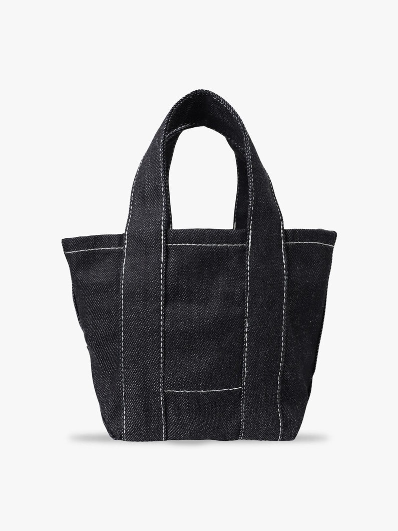 オーガニックデニム スクエアトートバッグ（S）｜Ron Herman