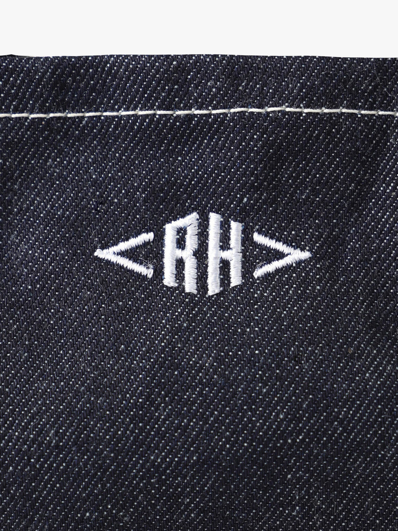 オーガニックデニム スクエアトートバッグ（L） 詳細画像 indigo 4