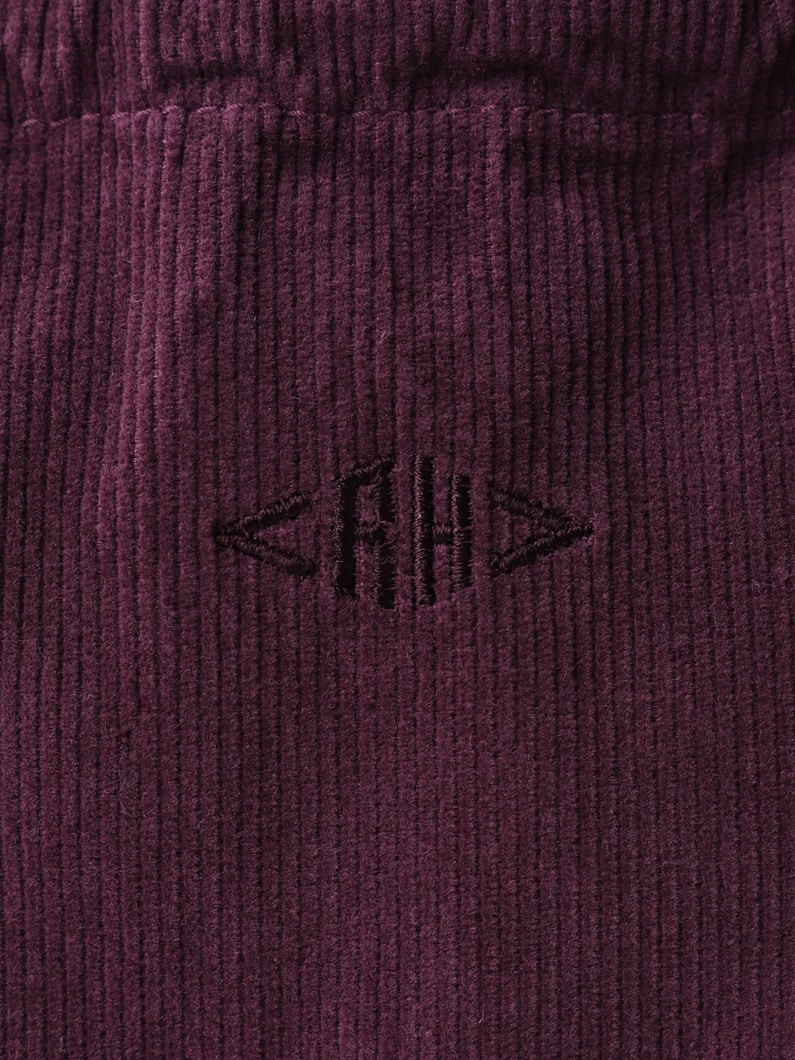 コーデュロイ 2ウェイ ドローストリング トート（S） 詳細画像 purple 4