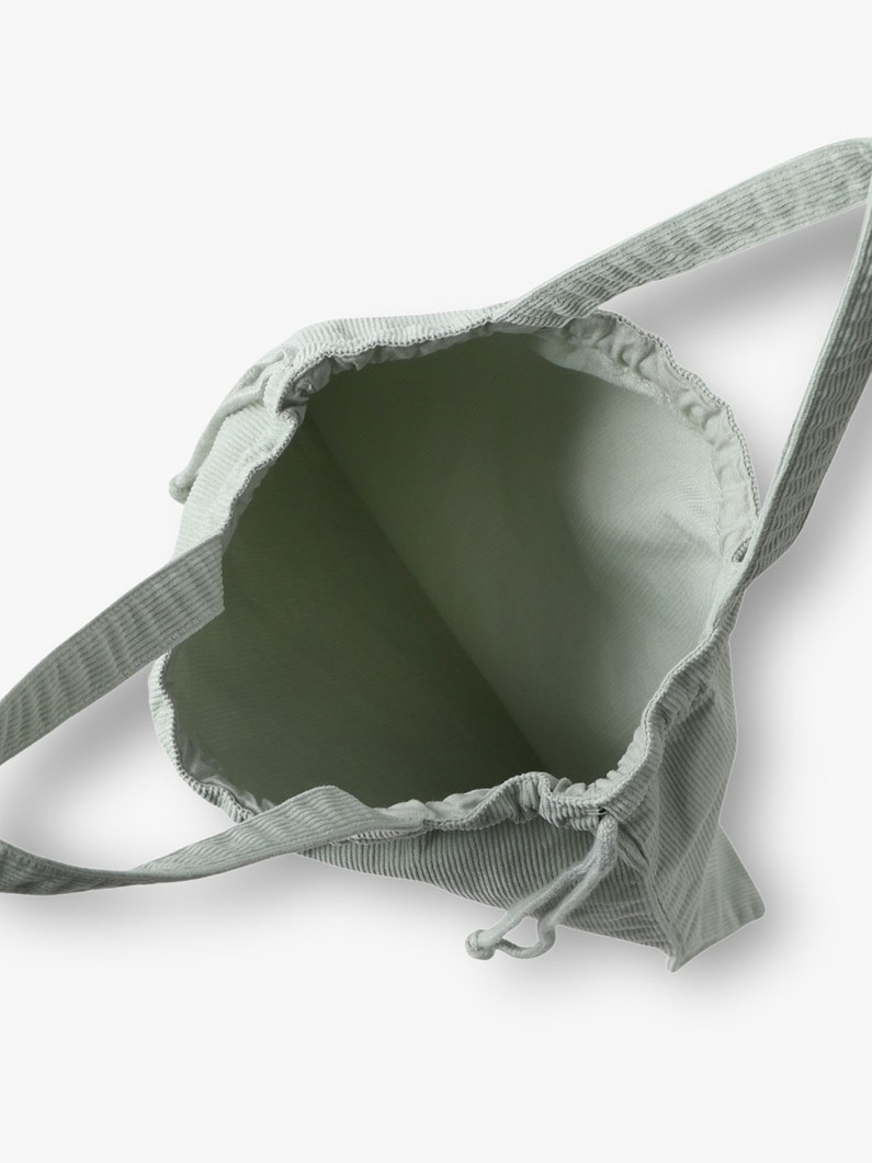 コーデュロイ 2ウェイ ドローストリング トート（M） 詳細画像 ivory 3