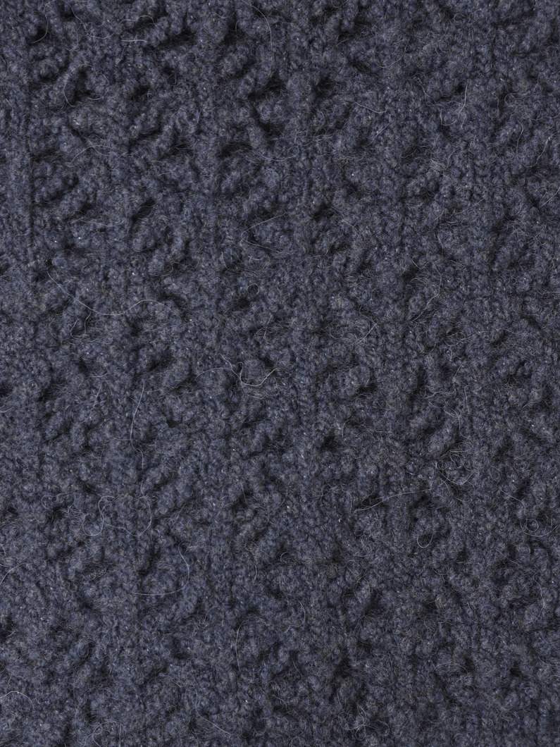 クロシェ ダブルニット ベスト 詳細画像 ivory 3