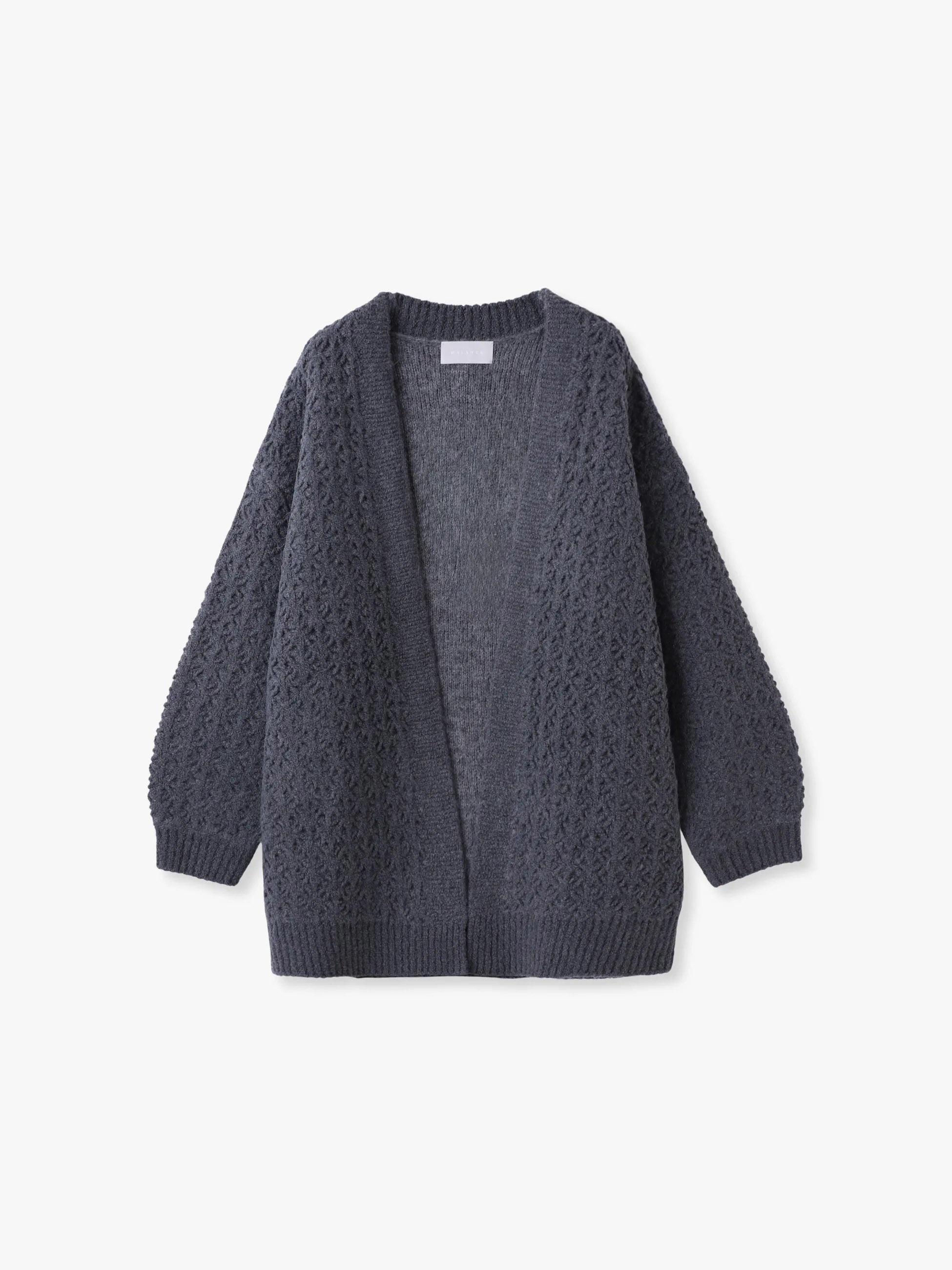 極美品　RHC ロンハーマン　22年モデル　クロシェ編み　カーディガン　パープル クロシェ編みカーディガン | ファッション通販サイト NUGU