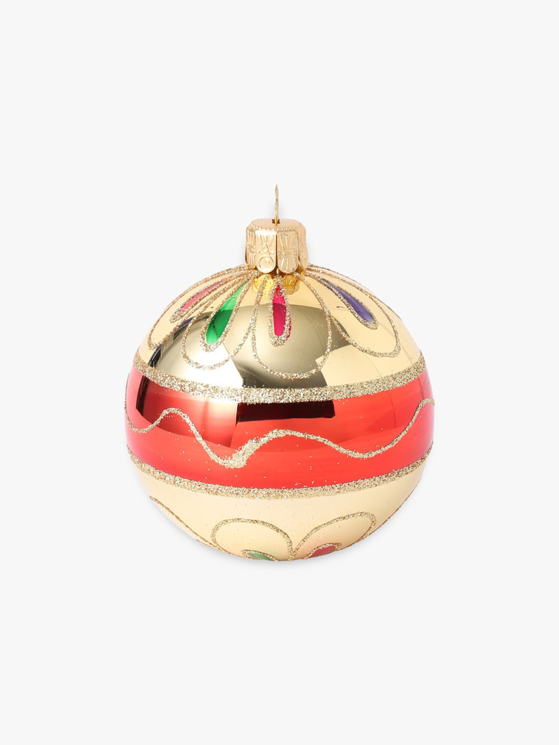 グラスクーゲル ヴィンテージ ゴールドレッド｜オーナメント 詳細画像 gold 1