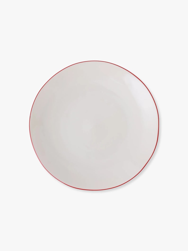 カラーライン プレート（24cm） 詳細画像 red 2