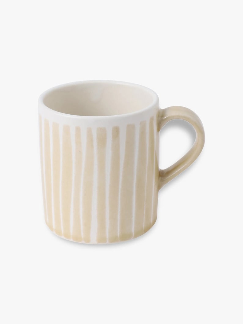 ハンドストライプ マグ 詳細画像 light yellow 1