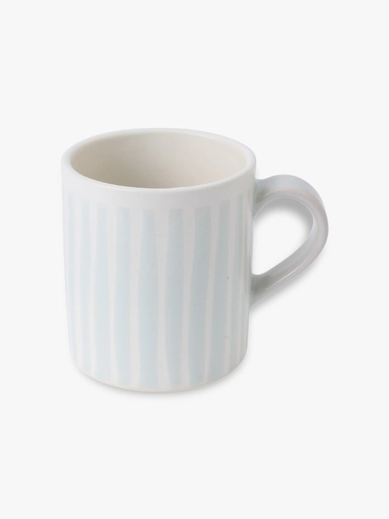 ハンドストライプ マグ 詳細画像 light blue