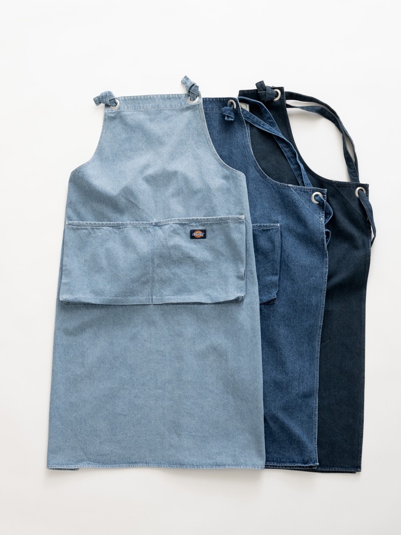 デニムフルエプロン（インディゴ） 詳細画像 light blue 6