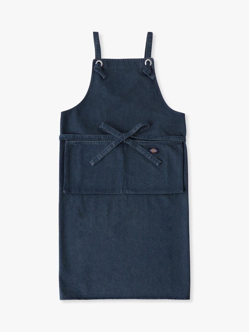 デニムフルエプロン（インディゴ） 詳細画像 indigo